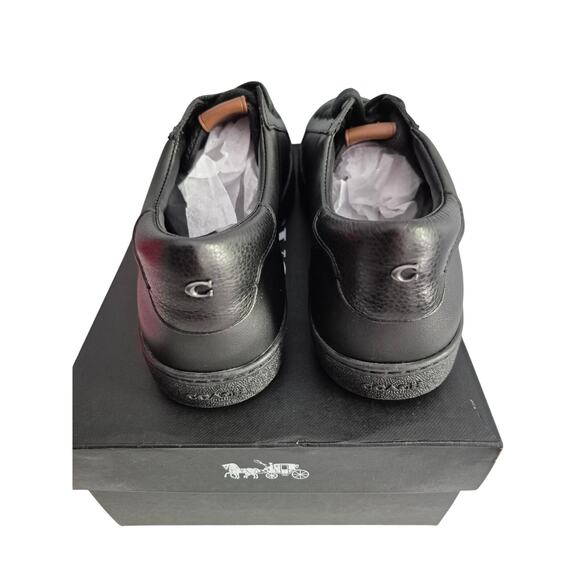 Coach Men C126 Sneakers US 10D Black Leather